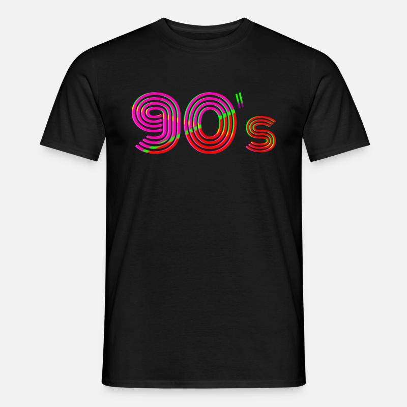Abito da donna anni '90, costume da uomo anni '90 - T-shirt uomo - nero