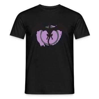 Black Dragon - Men's T-Shirt - black - Front - AI Model Male 178 light (178cm)