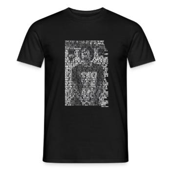 Ludens - BMTH Song Text - T-shirt homme - noir - Devant - AI Model Male 178 light (178cm)