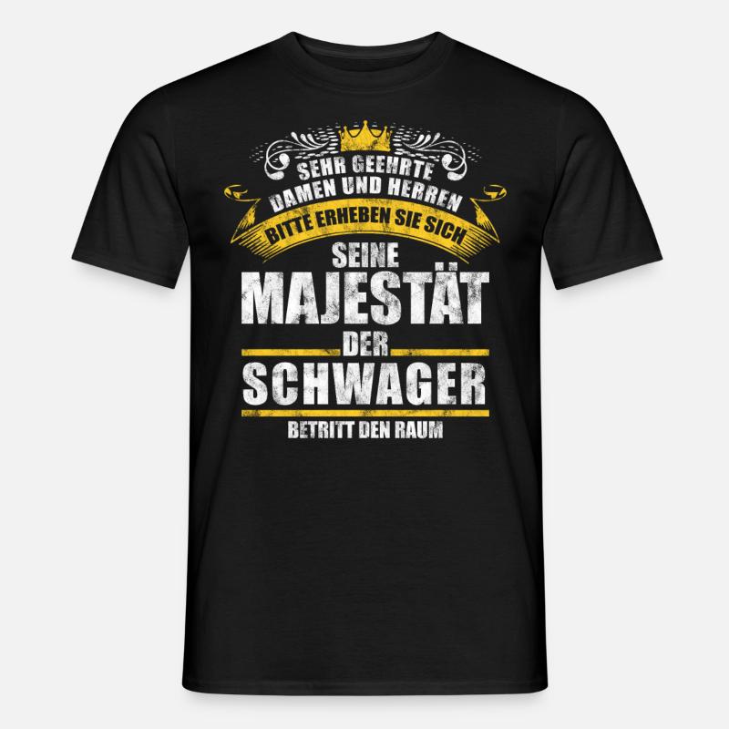 Schwager Bruder Ehemann - Männer T-Shirt - Schwarz