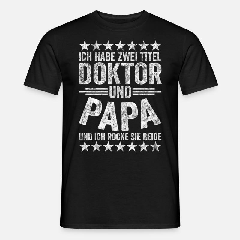 Doktortitel 10 - Männer T-Shirt - Schwarz
