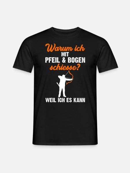 Bogenschütze - Männer T-Shirt - Schwarz