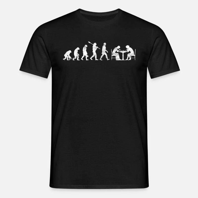 Chess evolution - Men's T-Shirt - black