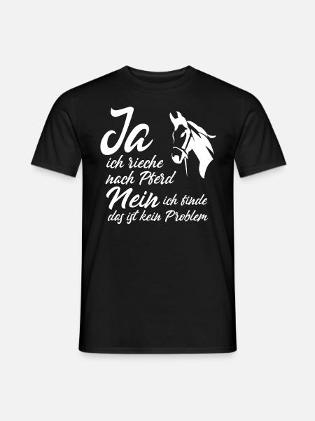 Pferde Spruch - Männer T-Shirt - Schwarz
