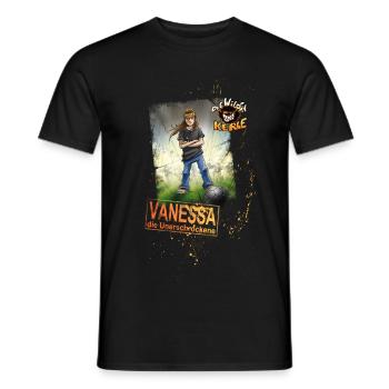 Die Wilden Kerle Vanessa - Männer T-Shirt - Schwarz - Vorne - AI Model Male 178 light (178cm)