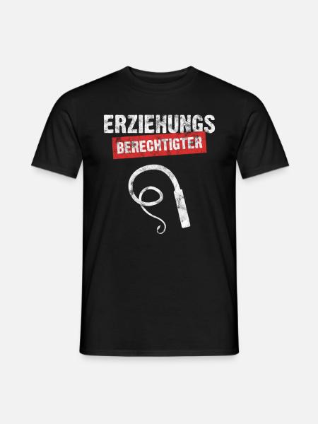Erziehungsberechtigter - Männer T-Shirt - Schwarz