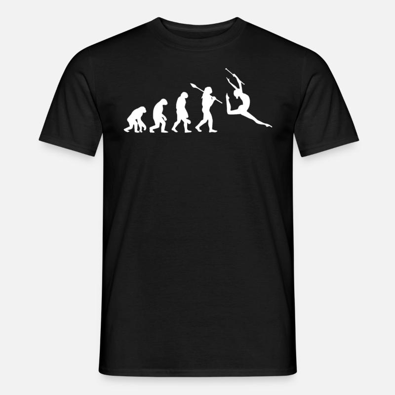 Twirling Evolution - Männer T-Shirt - Schwarz