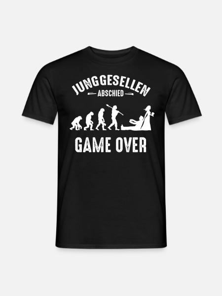Junggesellenabschied Bräutigam JGA Hochzeit - Männer T-Shirt - Schwarz