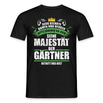 Gartenarbeit Gärtner Sprüche Geschenkidee - Männer T-Shirt - Schwarz - Vorne - AI Model Male 178 light (178cm)