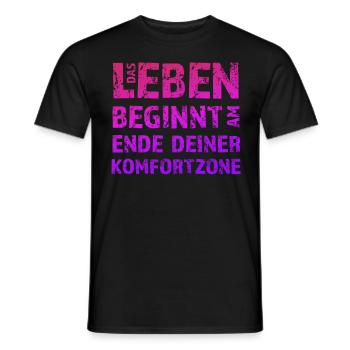 Motivation Kraftsport Motivation Schweinehund - Männer T-Shirt - Schwarz - Vorne - AI Model Male 178 light (178cm)