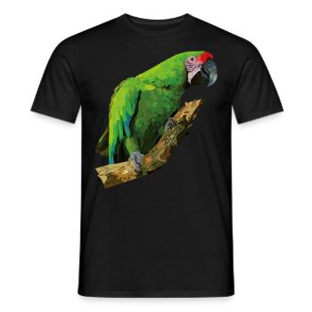 Ara Ambiguus - Männer T-Shirt - Schwarz - Vorne - AI Model Male 178 light (178cm)