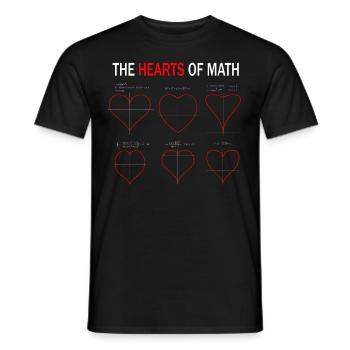 Math Heart Valentine's Day School Engineer for Stude - Men's T-Shirt - black - Front - AI Model Male 178 light (178cm)
