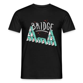 T-shirt Bridge Bridge - T-shirt homme - noir - Devant - AI Model Male 178 light (178cm)