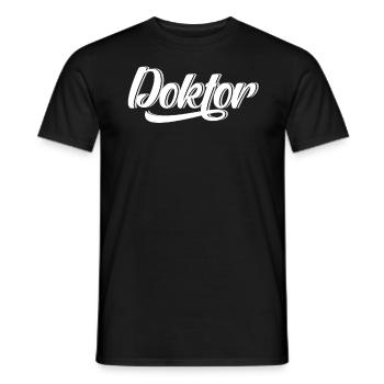 Doktor 2020 Doktorand Doktorarbeit Doktortitel - Männer T-Shirt - Schwarz - Vorne - AI Model Male 178 light (178cm)
