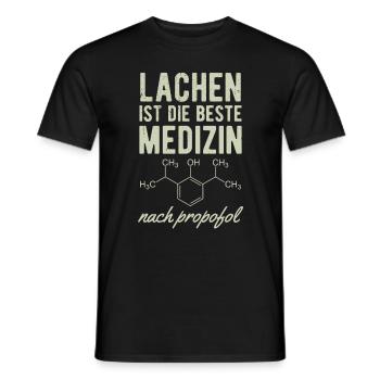 Anästhesiologe Krankenschwester Anästhesist - Männer T-Shirt - Schwarz - Vorne - AI Model Male 178 light (178cm)