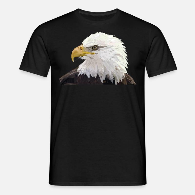 Bald eagle - Men's T-Shirt - black