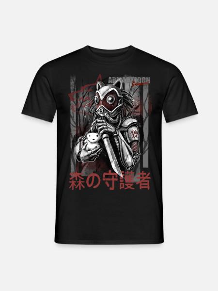 Princess Mononoke - Männer T-Shirt - Schwarz