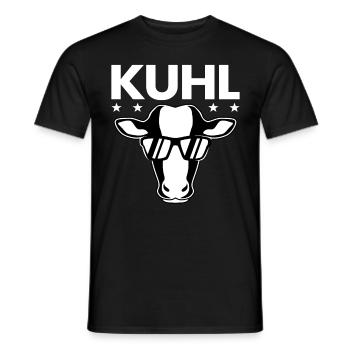 Landwirt & Bauer Kühe Geschenke - Kuhl Kuh Lustige - Männer T-Shirt - Schwarz - Vorne - AI Model Male 178 light (178cm)