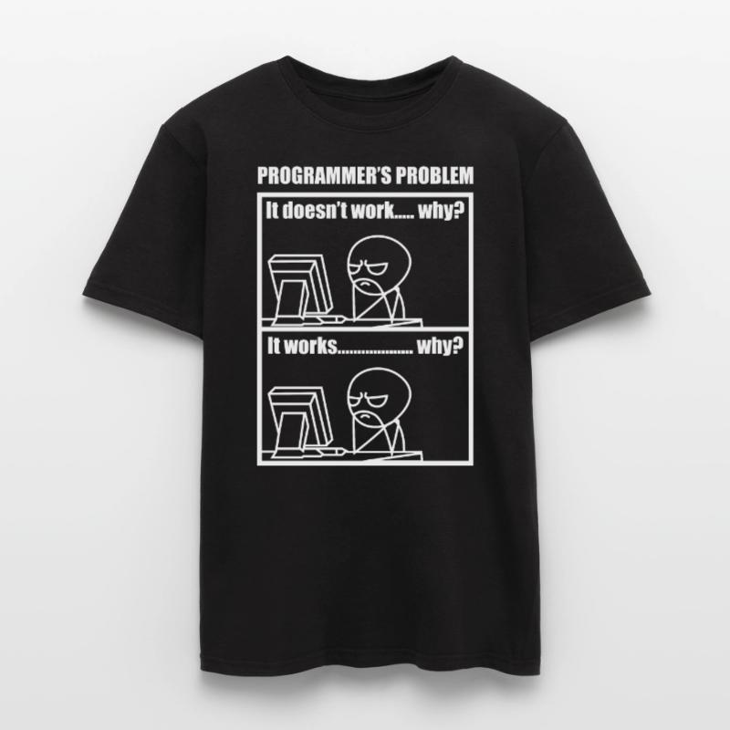 Programmeurs Problème Meme Programmation Sysop Nut Gee T-shirt homme