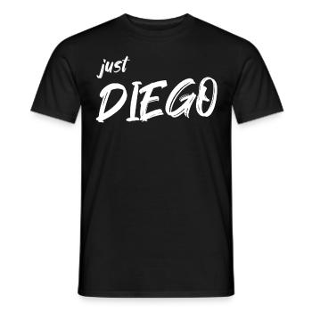 Diego Name - Männer T-Shirt - Schwarz - Vorne - AI Model Male 178 light (178cm)