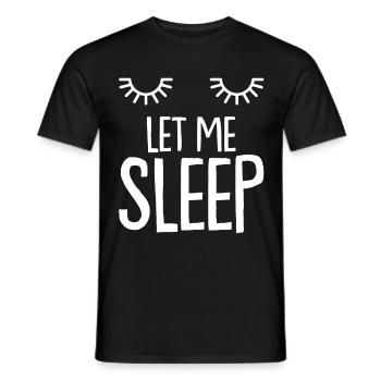 Dames Mon officiel de chemise-lit fille - T-shirt homme - noir - Devant - AI Model Male 178 light (178cm)