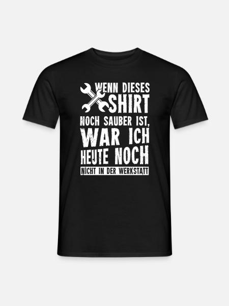 Männer Auto-Schrauber Kfz-Werkstatt Pkw Motorrad - Männer T-Shirt - Schwarz