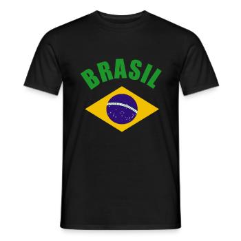 Brasil Ordem E Progresso - T-shirt homme - noir - Devant - AI Model Male 178 light (178cm)