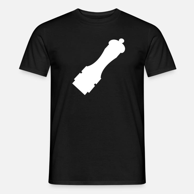 Pfeffermühle - Männer T-Shirt - Schwarz