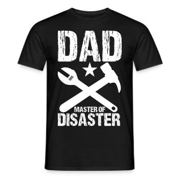 Vater der Katastrophe Master of Disaster Geschenk - Männer T-Shirt - Schwarz - Vorne - AI Model Male 178 light (178cm)