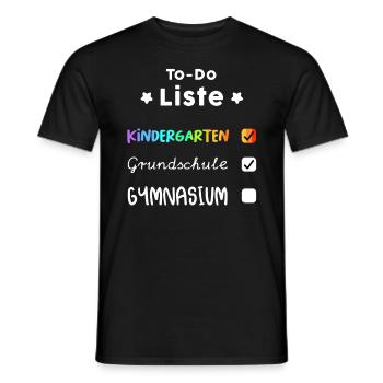 Gymi school high school 5th grade gift - Men's T-Shirt - black - Front - AI Model Male 178 light (178cm)