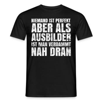 Ausbilder Geschenk - Männer T-Shirt - Schwarz - Vorne - AI Model Male 178 light (178cm)