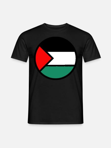 Palestinian flag - Men's T-Shirt - black