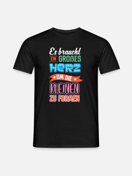 Kita Pädagogin lustiger Spruch Erzieherin - Männer T-Shirt - Schwarz