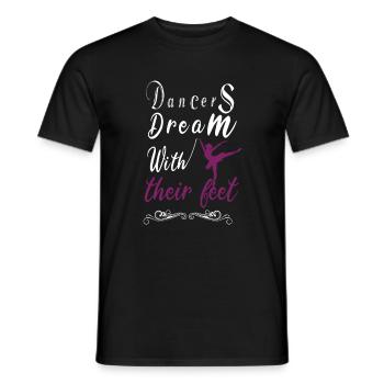 Danseur danseur danse danse sport cadeau - T-shirt homme - noir - Devant - AI Model Male 178 light (178cm)