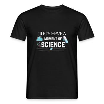 Science - Chimie Physique Nerd Gift - T-shirt homme - noir - Devant - AI Model Male 178 light (178cm)