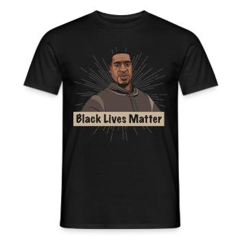 I Cant Breathe BLM Demo Protes - T-shirt homme - noir - Devant - AI Model Male 178 light (178cm)