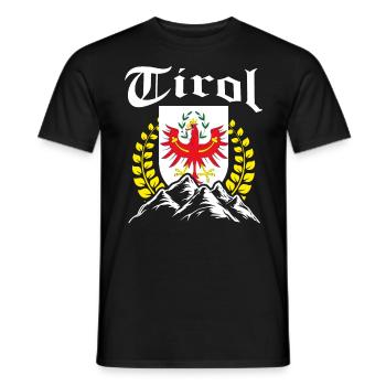Wandern Tirol Südtirol Geschenk - Männer T-Shirt - Schwarz - Vorne - AI Model Male 178 light (178cm)