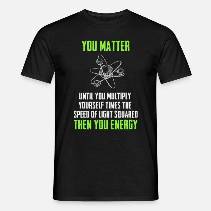 Funny Physics - Men’s T-shirt - black