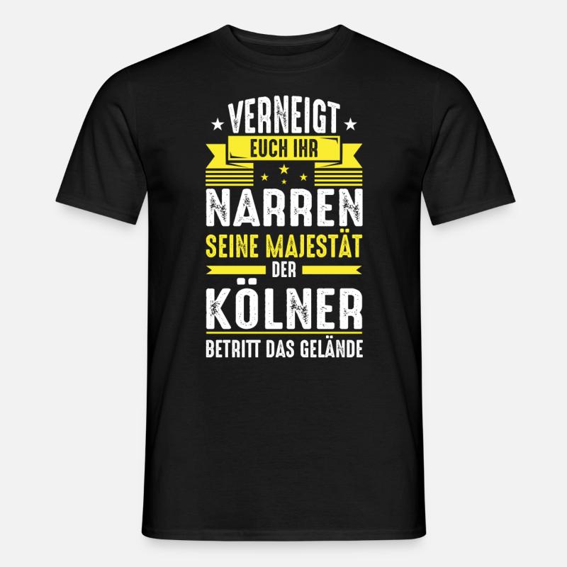 Kölner Sprüche Geschenkidee - Männer T-Shirt - Schwarz