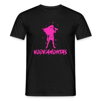 Cadeau Shillouette fille Vodkahontas - T-shirt homme - noir - Devant - AI Model Male 178 light (178cm)