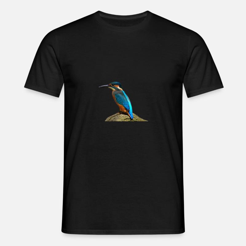 Vogel Geschenk Kinder - Männer T-Shirt - Schwarz