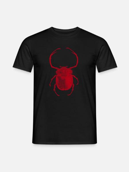 insecte rouge - T-shirt homme - noir