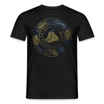Swedish Skaldenmet - Men's T-Shirt - black - Front - AI Model Male 178 light (178cm)