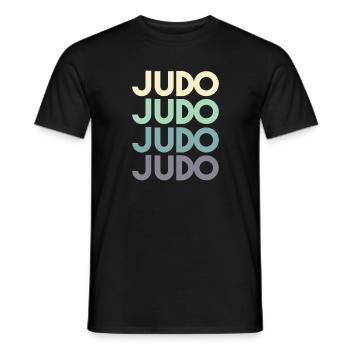 Judo - Men's T-Shirt - black - Front - AI Model Male 178 light (178cm)