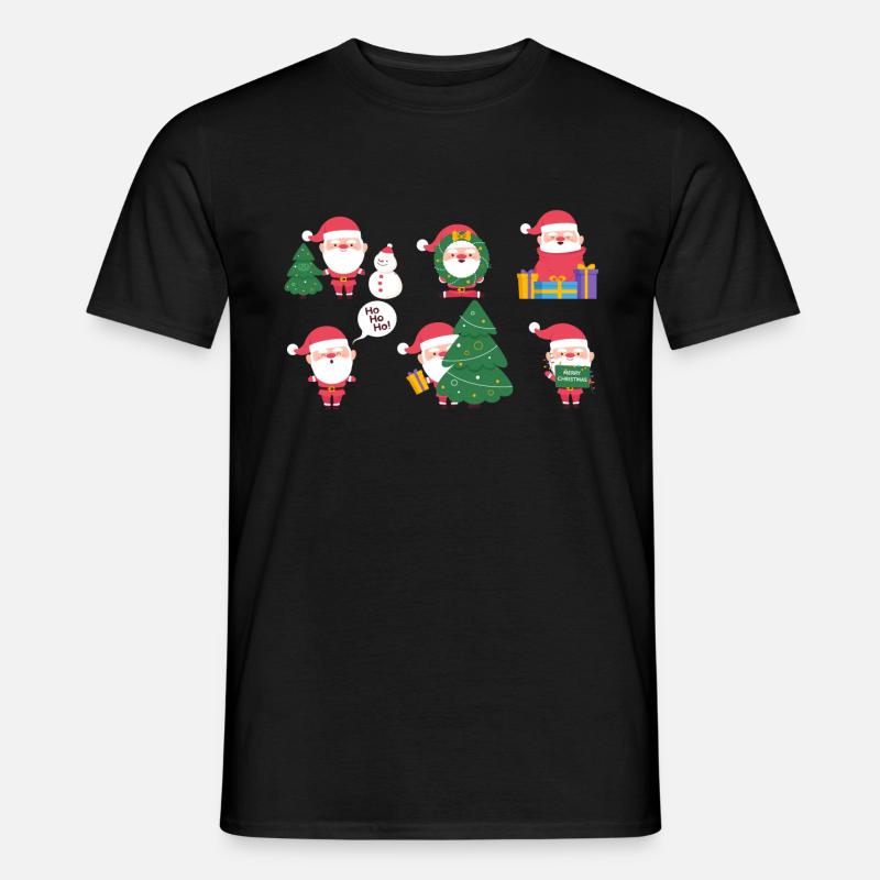Weihnachten - Männer T-Shirt - Schwarz