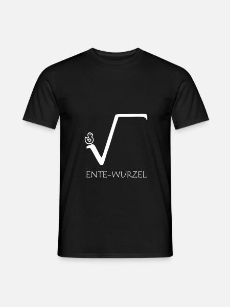 chemise de maths mathématiques de racine de canard - T-shirt homme - noir
