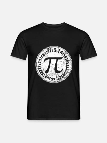 pi - Men's T-Shirt - black