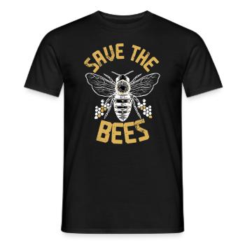 Sauvez les abeilles Apiculteur Honey Bee - T-shirt homme - noir - Devant - AI Model Male 178 light (178cm)
