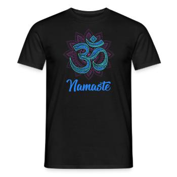 Namaste - T-shirt homme - noir - Devant - AI Model Male 178 light (178cm)