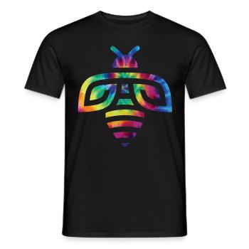 Tie Dye Bee Beekeeper Honey Bee - T-shirt homme - noir - Devant - AI Model Male 178 light (178cm)